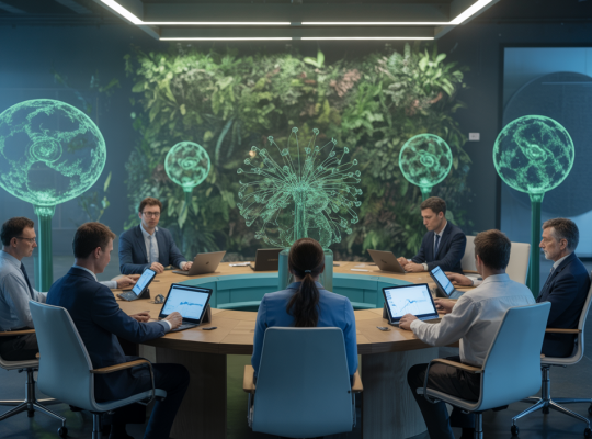 Experts du développement personnel collaborant pour la croissance en 2025