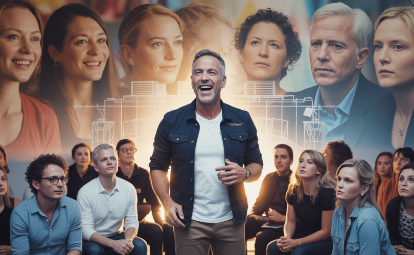 David Laroche inspirant des individus à transformer leur vie grâce au coaching