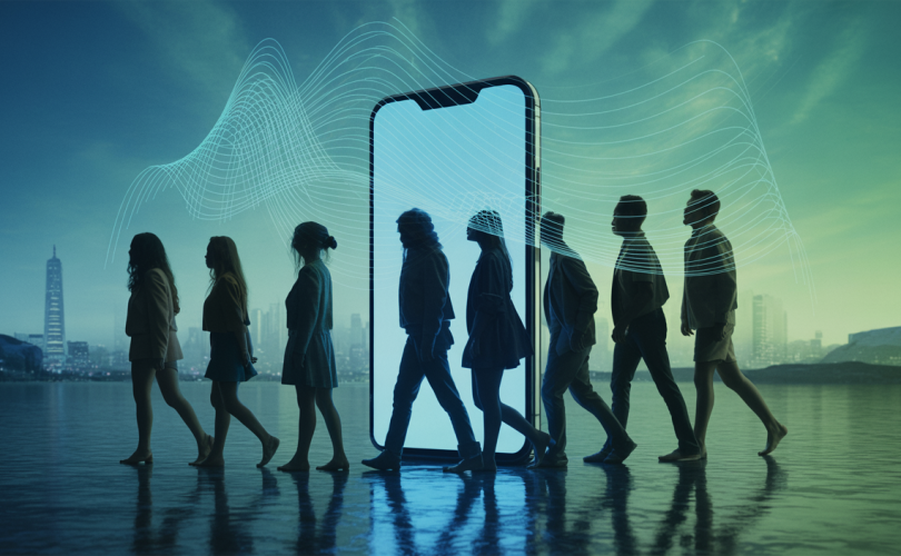 Illustration illustrant l'influence des réseaux sociaux sur le développement personnel en 2025