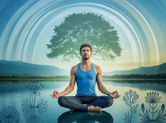 Illustration symbolisant la résilience et le bien-être émotionnel