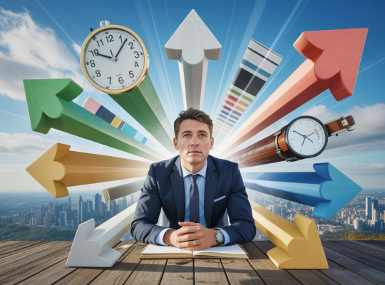 Image illustrant des stratégies de réussite pour 2025