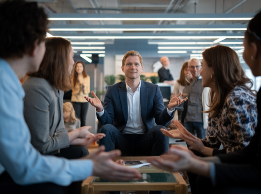 Image illustrant la transformation des entrepreneurs par la reconnaissance et la vulnérabilité