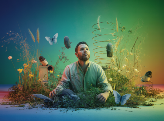 Illustration dynamique de la transformation mentale pour l'épanouissement personnel.