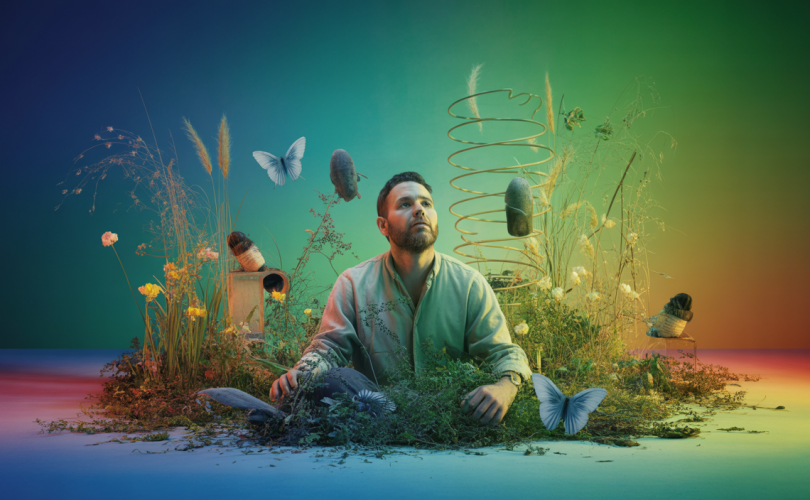 Illustration dynamique de la transformation mentale pour l'épanouissement personnel.