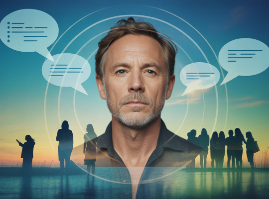 Illustration de l'authenticité comme outil de communication