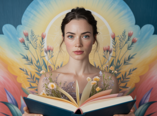 Illustration stylisée de Christèle Albaret présentant son protocole de libération émotionnelle